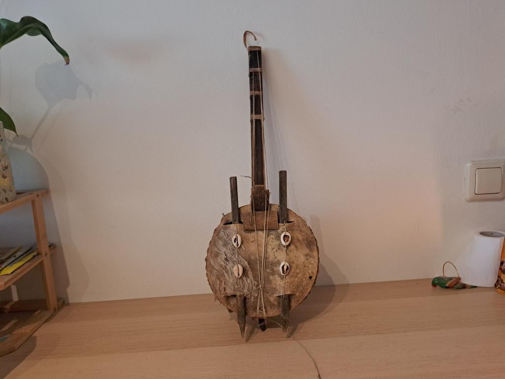 Ouderwetse Kora instrument. Handgemaakt, Ophalen of Verzenden, Gebruikt