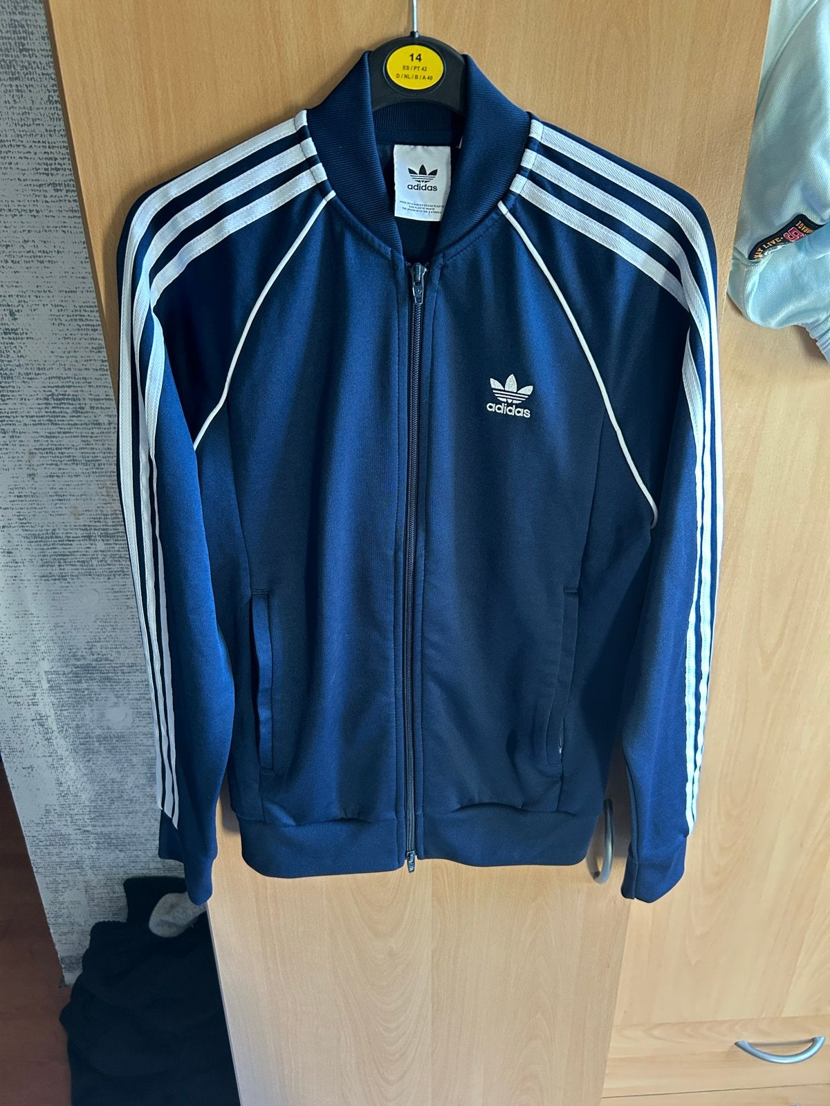 Adidas SST Track Top Trainingsjack - Maat S, Verzenden, Zo goed als nieuw, Maat 36 (S), Blauw