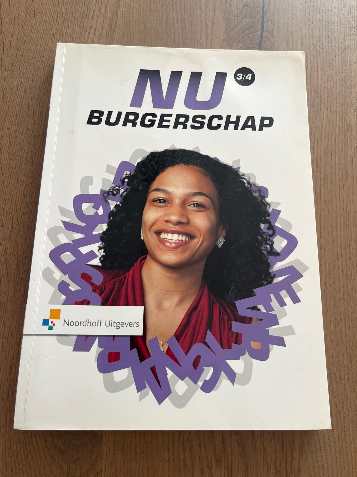 NU Burgerschap 3/4 - Noordhoff Uitgevers, Boeken, Ophalen of Verzenden, Gelezen, Overige niveaus, Maatschappijleer