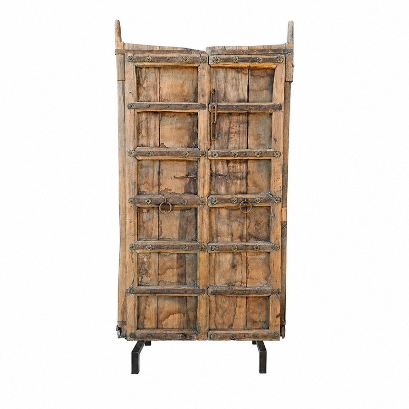 Antiek Teak Houten oosterse Deuren India IJzeren Bohemian, Info@dehanzeherten.nl, De Hanze Herten BV, Nieuw, Ophalen of Verzenden