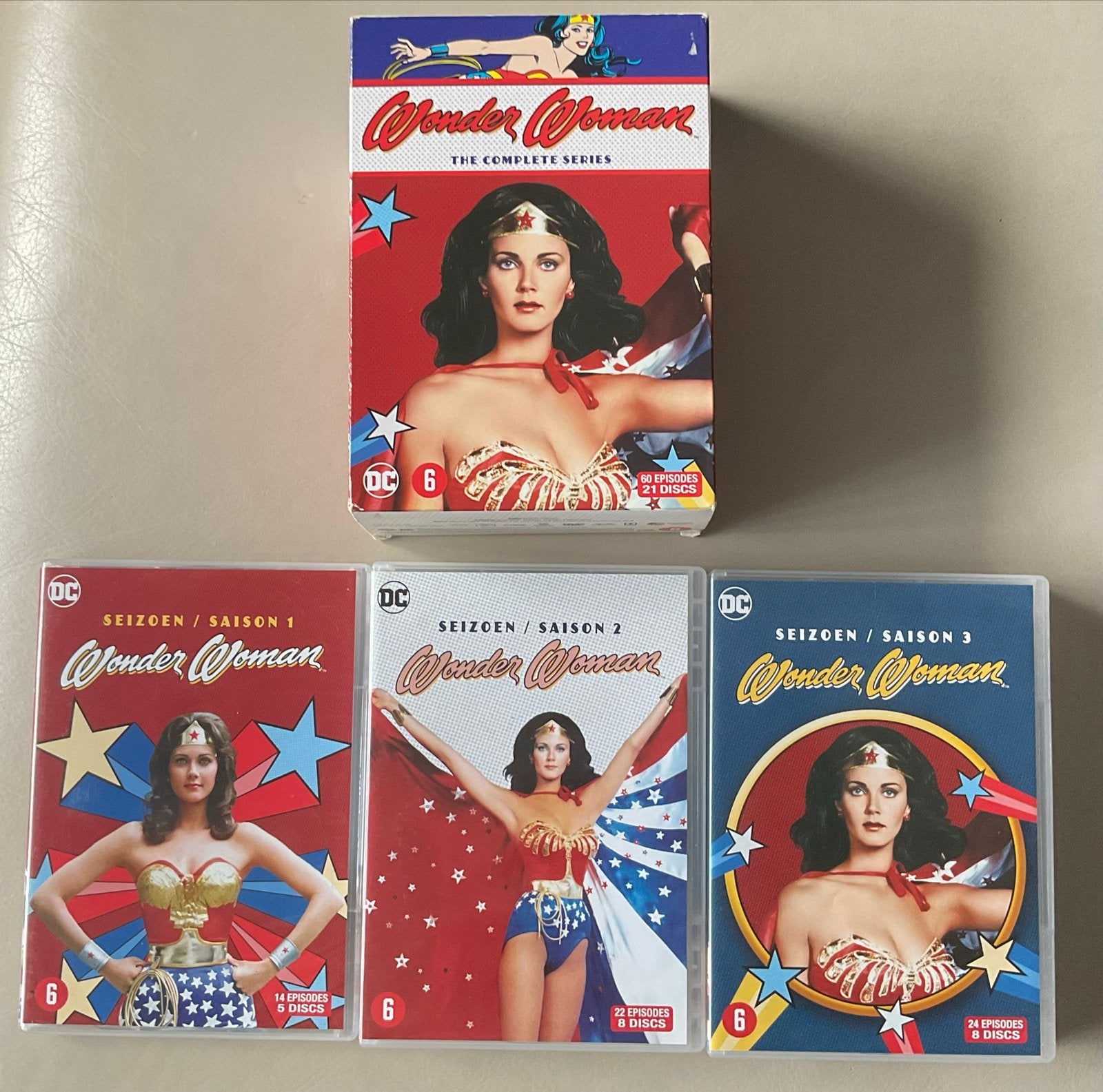 Wonder Woman - The Complete Series (DVD Boxset), Nederlands, Ophalen of Verzenden, Zo goed als nieuw, Vanaf 6 jaar