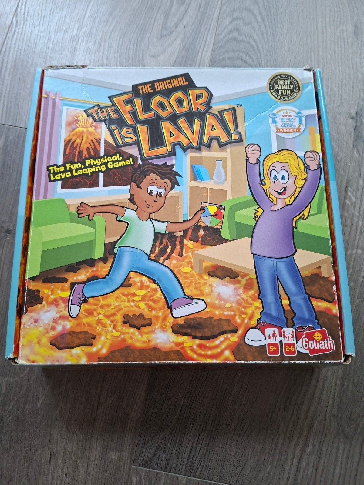 vloer is lava, Een of twee spelers, Ophalen of Verzenden, Gebruikt, Goliath