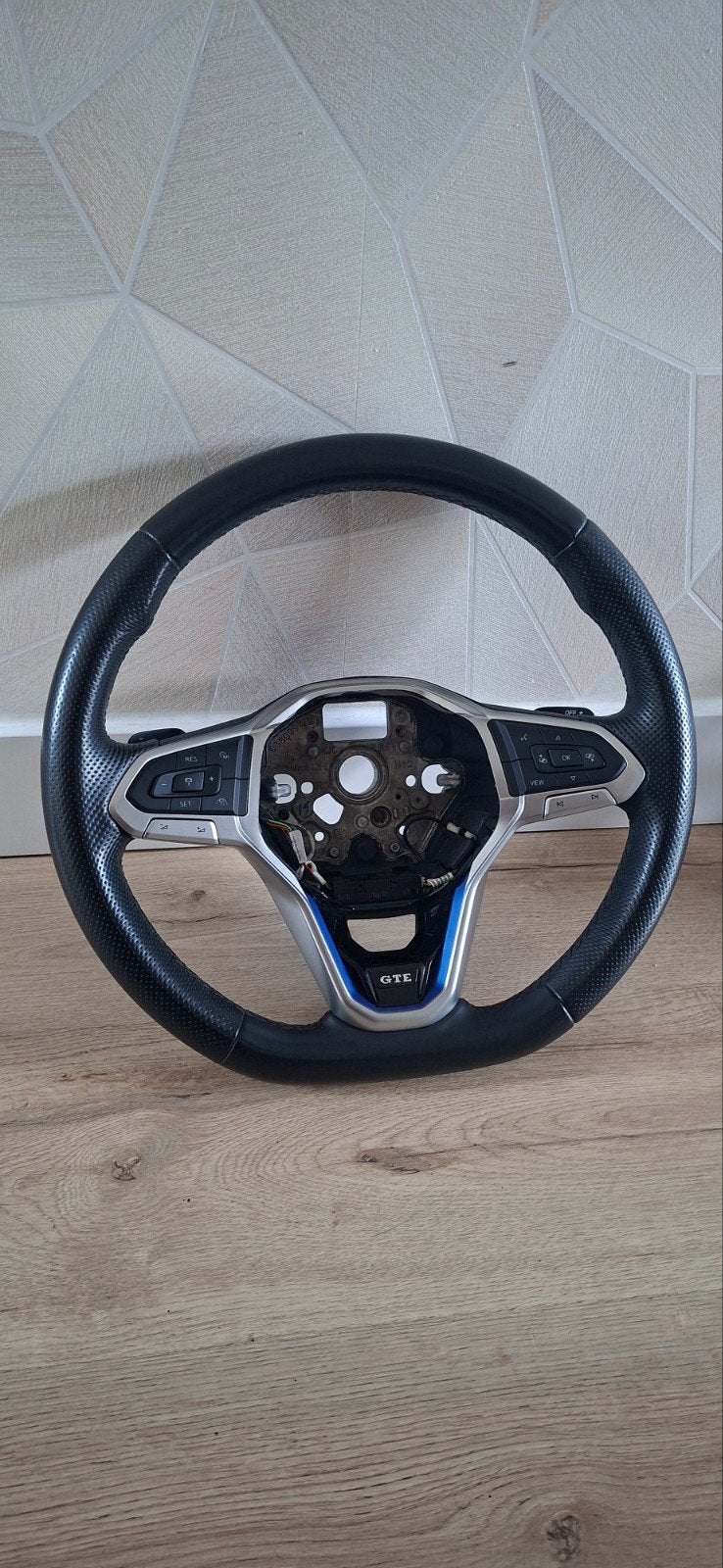 VW Passat Golf 8 GTE Stuur - Geperforeerd met Flippers, Ophalen of Verzenden, Gebruikt, Volkswagen