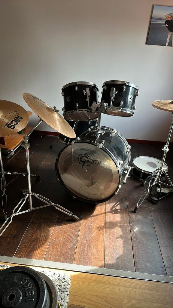 Gretsch drumstel, Muziek en Instrumenten, Drumstellen en Slagwerk, Ophalen, Gebruikt, Overige merken