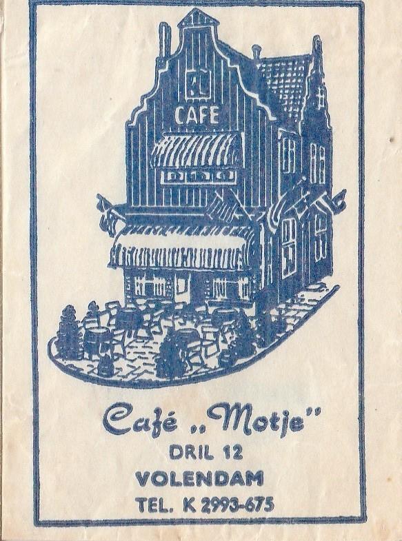 Motje Dril Volendam, Ophalen of Verzenden