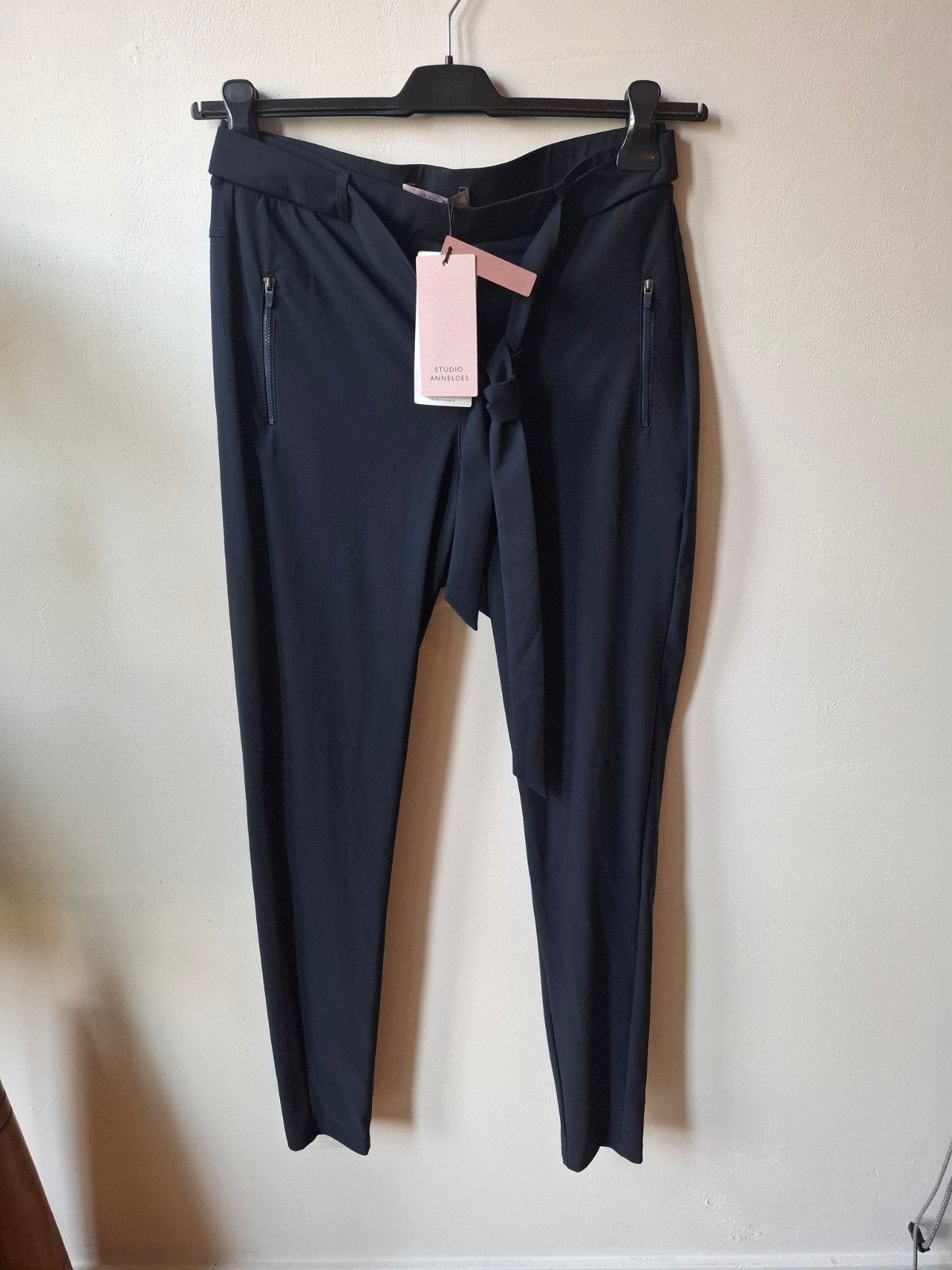 Studio Anneloes Margot travelstof broek maat M/38, Maat 38/40 (M), Studio Anneloes, Blauw, Nieuw