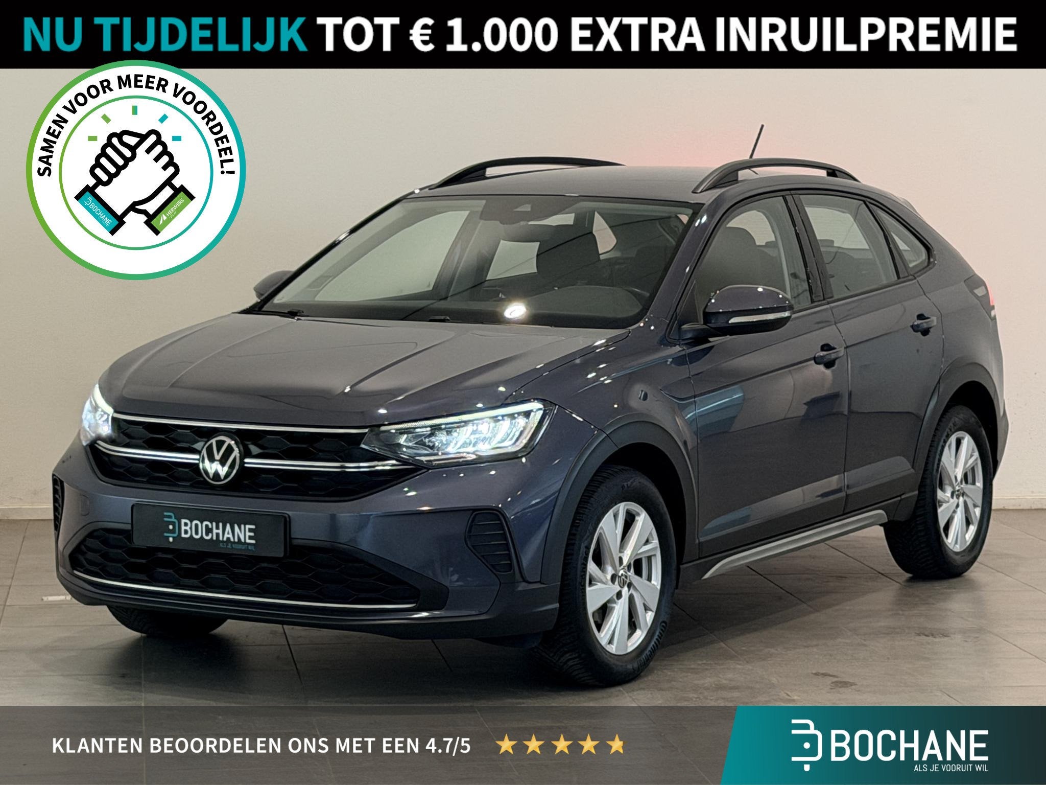 Volkswagen Taigo 1.0 TSI Life | Adaptieve cruise control | A, Auto's, Stof, Gebruikt, 95 pk, Met garantie (alle)