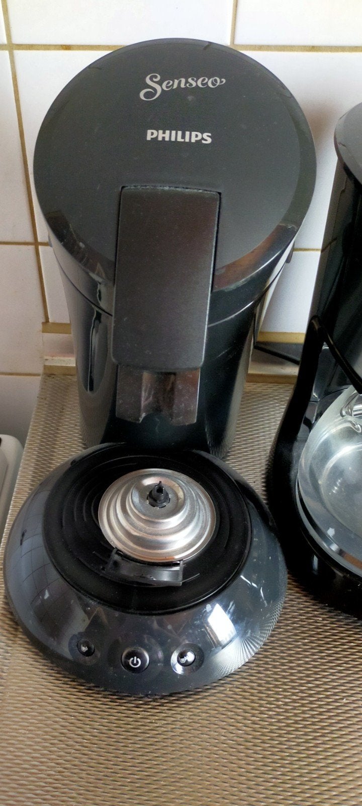 Zo goed als nieuwe Senseo koffiepadmachine, Witgoed en Apparatuur, Ophalen, Zo goed als nieuw, Koffiemachine, Koffiepads en cups