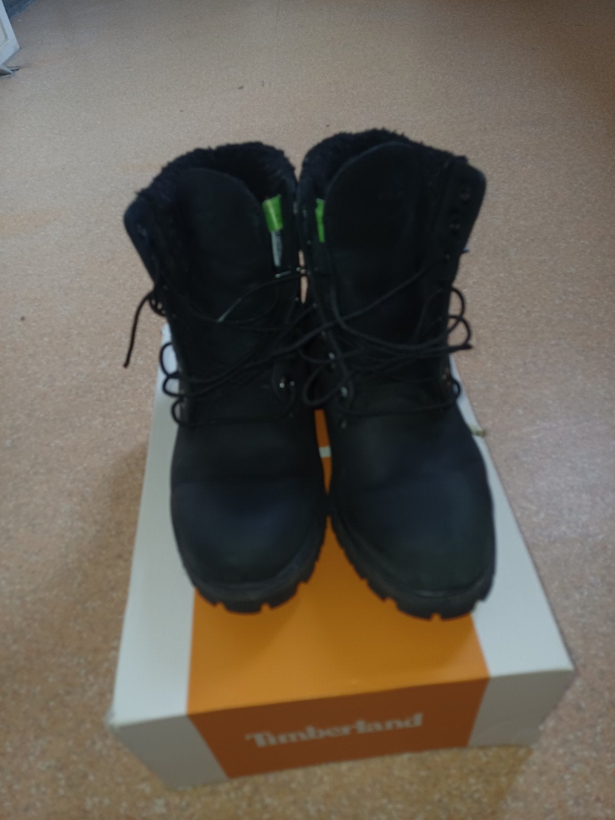 Timberland Premium 6-inch Warm Lined Boot Zwart Maat 41,5, Zwart, Ophalen of Verzenden, Zo goed als nieuw, Timberland