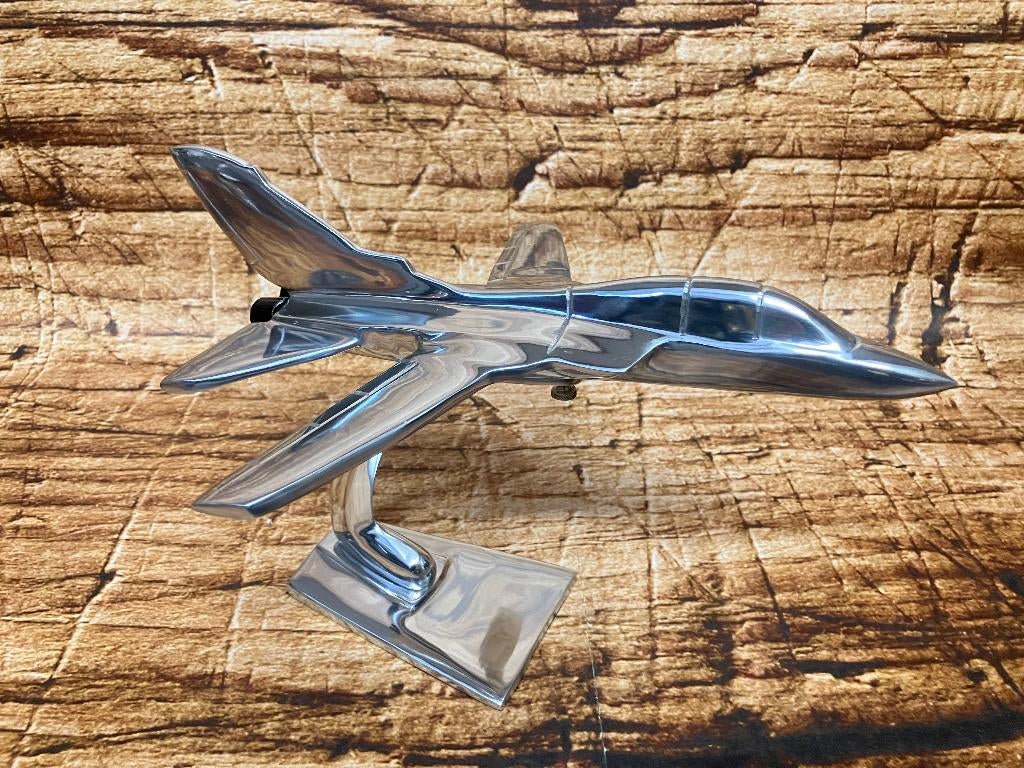 Tornado straaljager aluminium Sculptuur, Verzamelen, Luchtvaart en Vliegtuigspotten, Schaalmodel, Nieuw, Ophalen of Verzenden