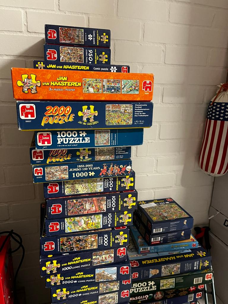 Jan van Haasteren puzzels Heel veel!, Ophalen of Verzenden, 500 t/m 1500 stukjes, Zo goed als nieuw