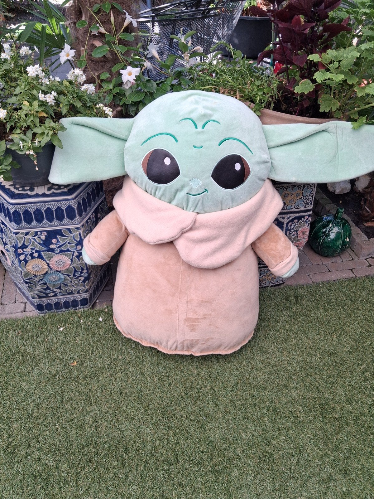 Nieuwe Baby Yoda Knuffel - 75 cm hoog, Groen, Overige typen, Nieuw, Ophalen of Verzenden