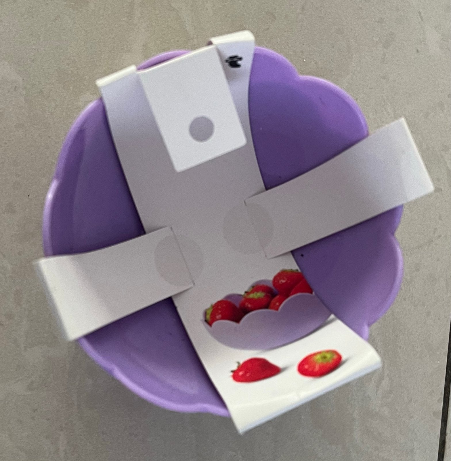 paarse schaalen - perfect voor fruit of decoratie ( nieuw), Ophalen of Verzenden, Nieuw