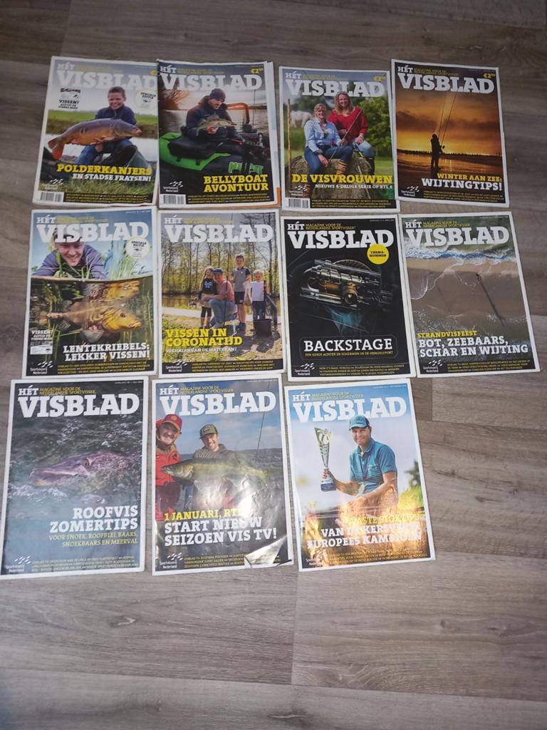 Hét Visblad 11 stuks verschillende jaartallen, Ophalen of Verzenden, Gelezen