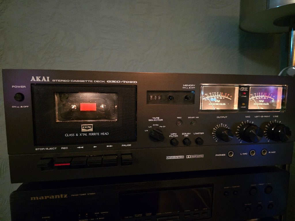 Akai cassettedeck GXC-709D, Ophalen, Enkel, Akai, Auto-reverse