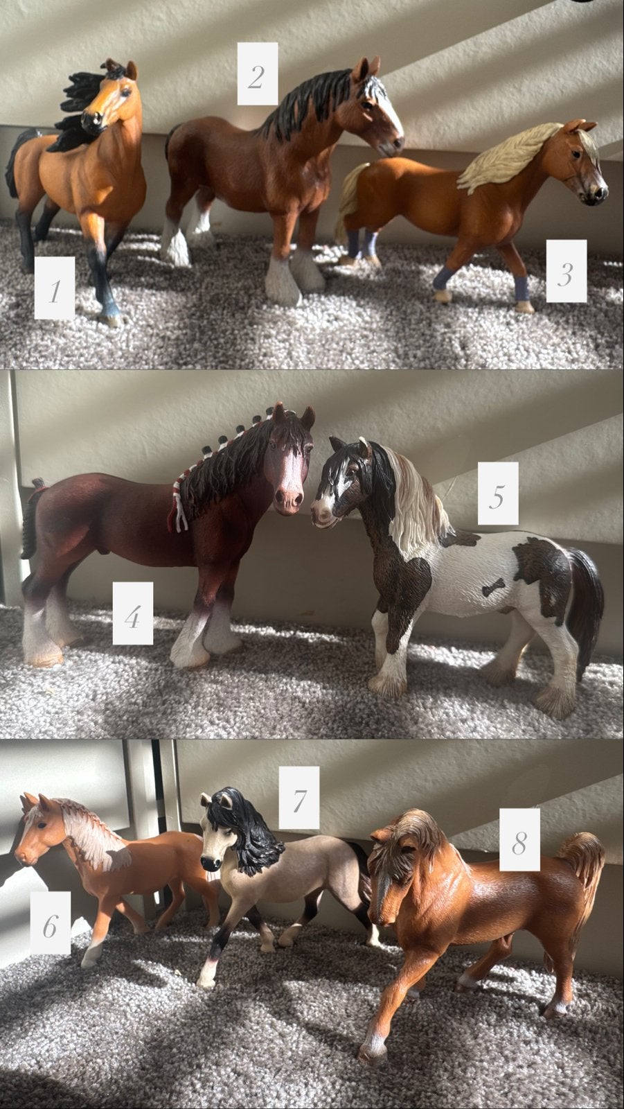 Schleich paarden - Zo goed als nieuw, Ophalen of Verzenden, Zo goed als nieuw