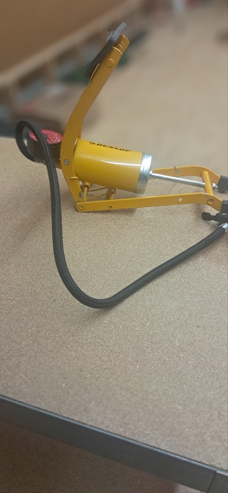 Dunlop Voetpomp met Drukmeter - Nieuw in Doos, Ophalen