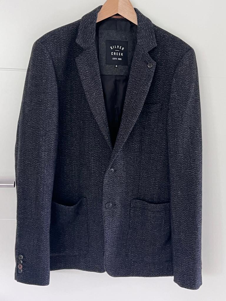 Donkergrijs Colbert Silvercreek Maat XL, Ophalen of Verzenden, Zo goed als nieuw, Maat 56/58 (XL), Grijs