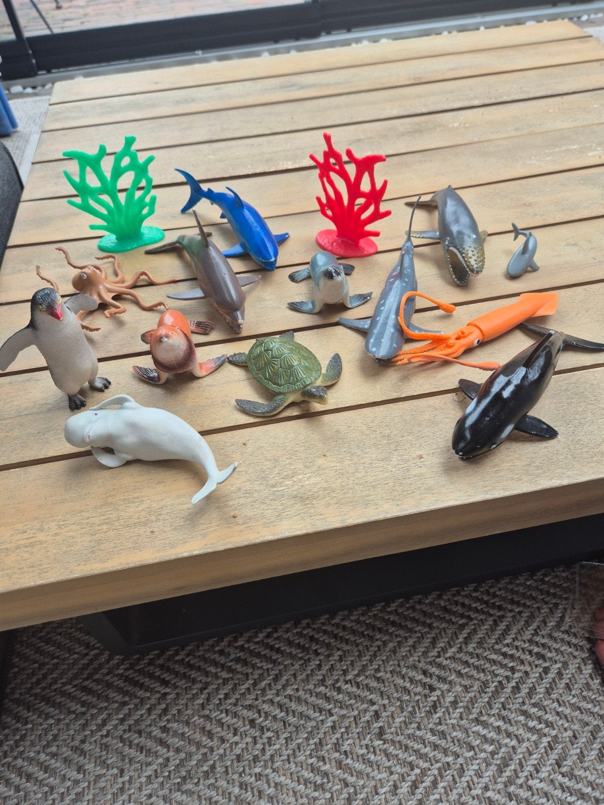 speeldiertjes thema zeedieren, Ophalen of Verzenden, Zo goed als nieuw