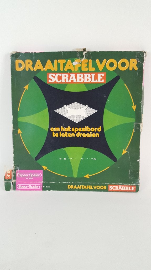 Draaitafel voor Scrabble, Spear-Spelen, originele doos. 2A5