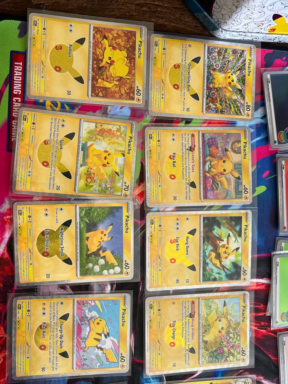 Pokémon Pikachu Celebrations Kaarten (8 stuks), Hobby en Vrije tijd, Ophalen of Verzenden, Zo goed als nieuw, Meerdere kaarten