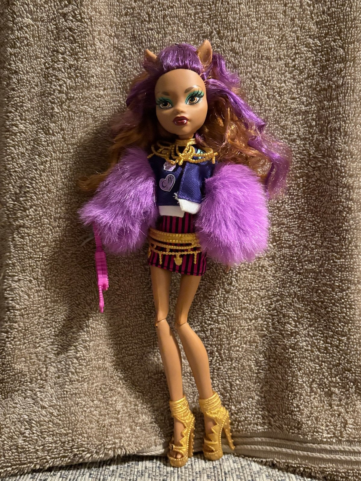 Monster High Clawdeen Wolf, Ophalen of Verzenden, Gebruikt, Overige typen