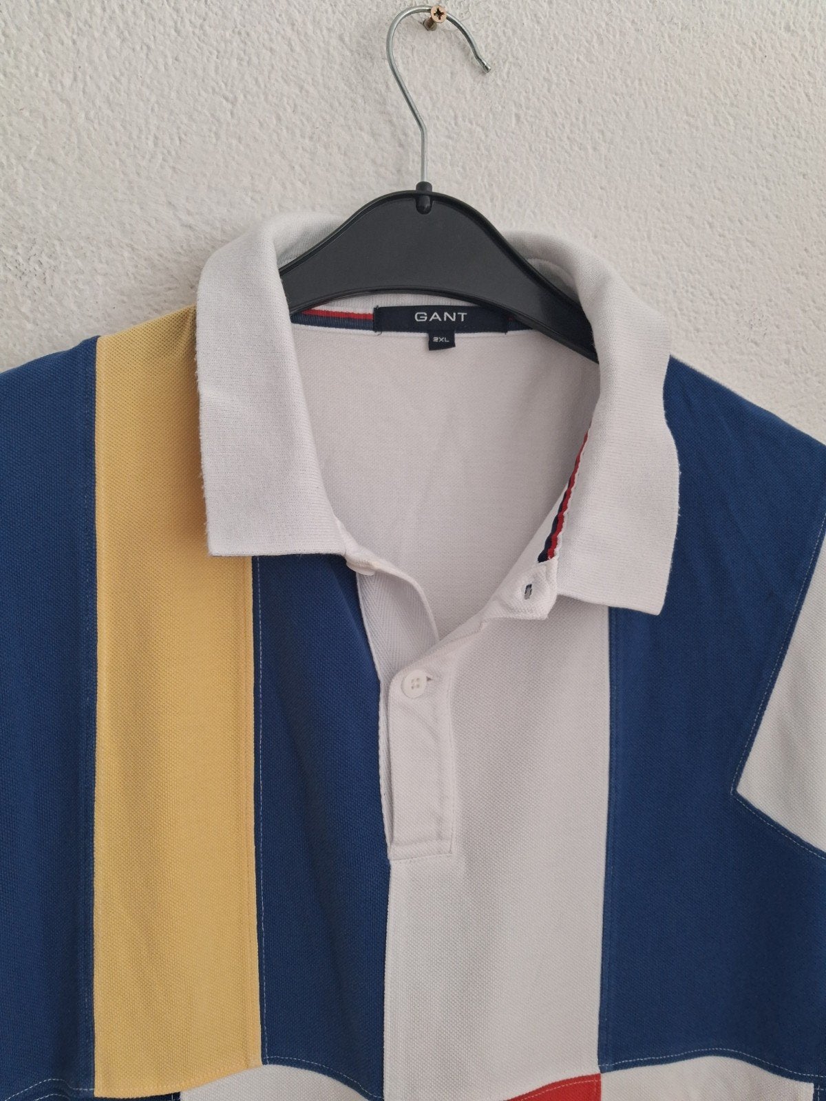 GANT Polo Shirt XXL - Meerkleurig met blokpatroon, Meerkleurig, GANT, Maat 56/58 (XL), Ophalen of Verzenden