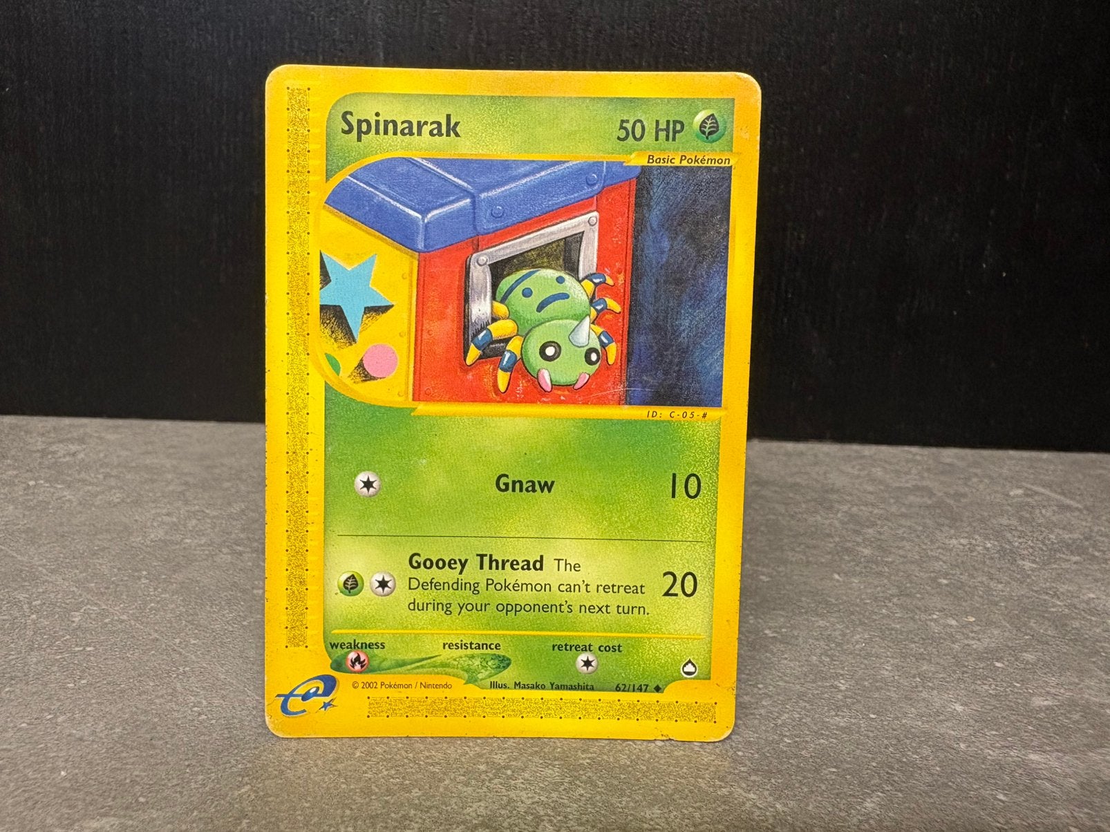 Pokemon Spinarak 62/147, Ophalen of Verzenden, Gebruikt