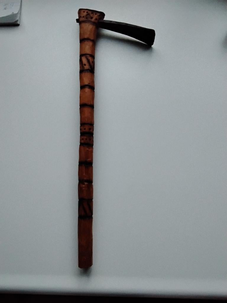 Afrikaanse schoffel/bijl, Antiek en Kunst, Ophalen of Verzenden