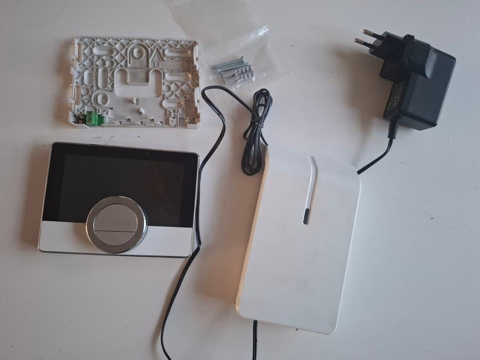 Remeha eTwist slimme thermostaat met gateway, Ophalen of Verzenden, Slimme thermostaat, Gebruikt
