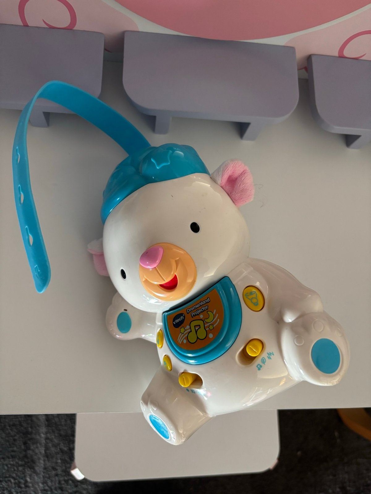 VTech Dromenland Projector Boxhanger met Muziek, Ophalen of Verzenden, Gebruikt, Overige typen, Met licht