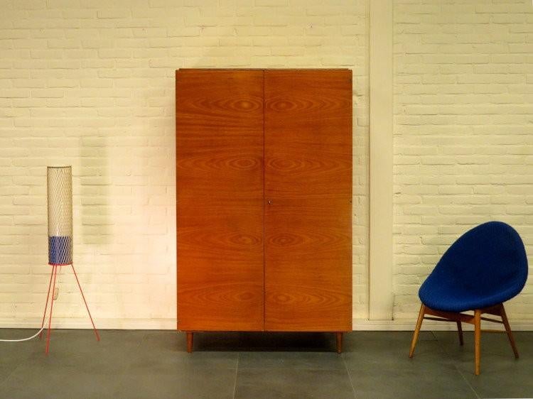 Meerdere 1960 Vintage Kinderkamer Kledingkasten Hang/Leg, Gebruikt, Kast, 50 tot 70 cm, Ophalen of Verzenden