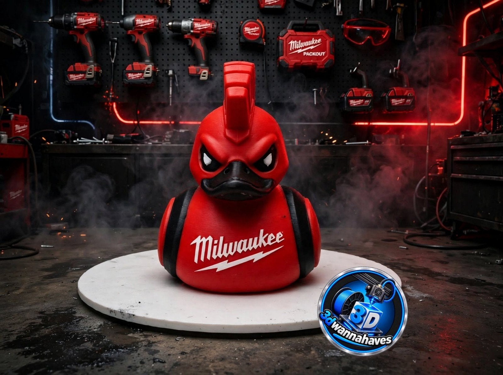 Unieke Milwaukee eend - Perfect voor verzamelaar/fan, Ophalen of Verzenden, Nieuw, Overige typen, Milwaukee