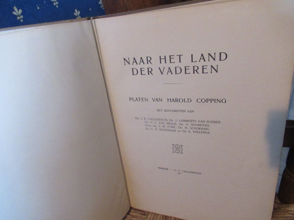 Naar het Land der Vaderen  J.R. Callenbach, Antiek en Kunst, Ophalen of Verzenden, Callenbach