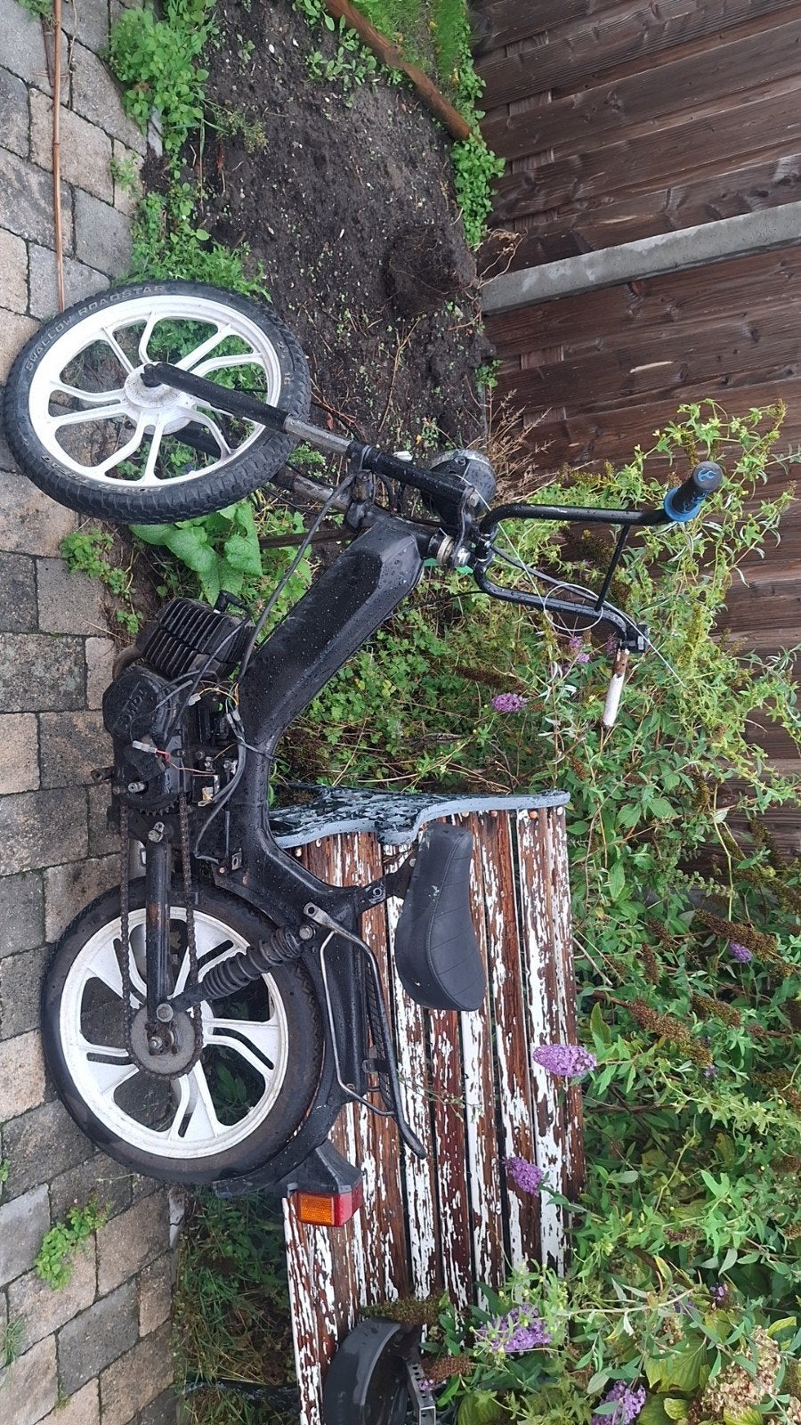 Leuke Tomos brommer - project met blauw kenteken, Ophalen, Gebruikt, Maximaal 25 km/u