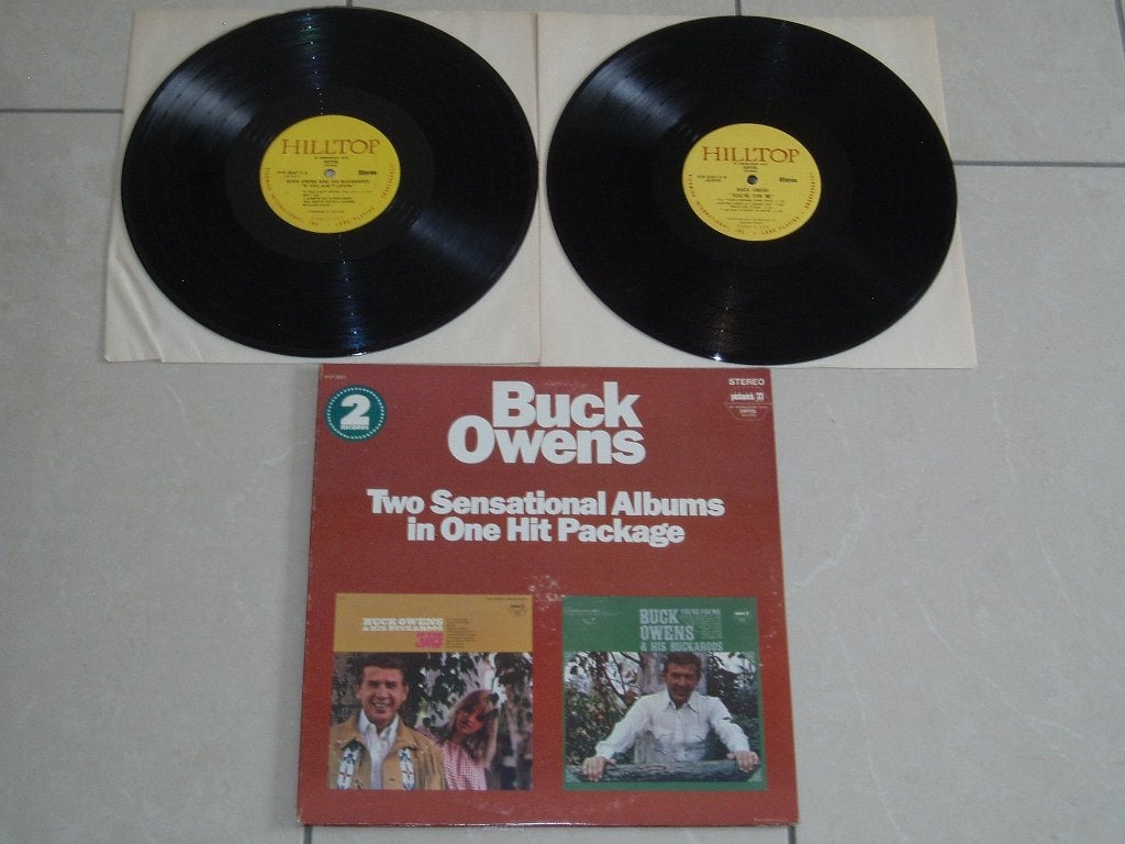 2 LP Buck Owens - If you ain't lovin / You're for me , USA, Verzenden, Gebruikt, 12 inch