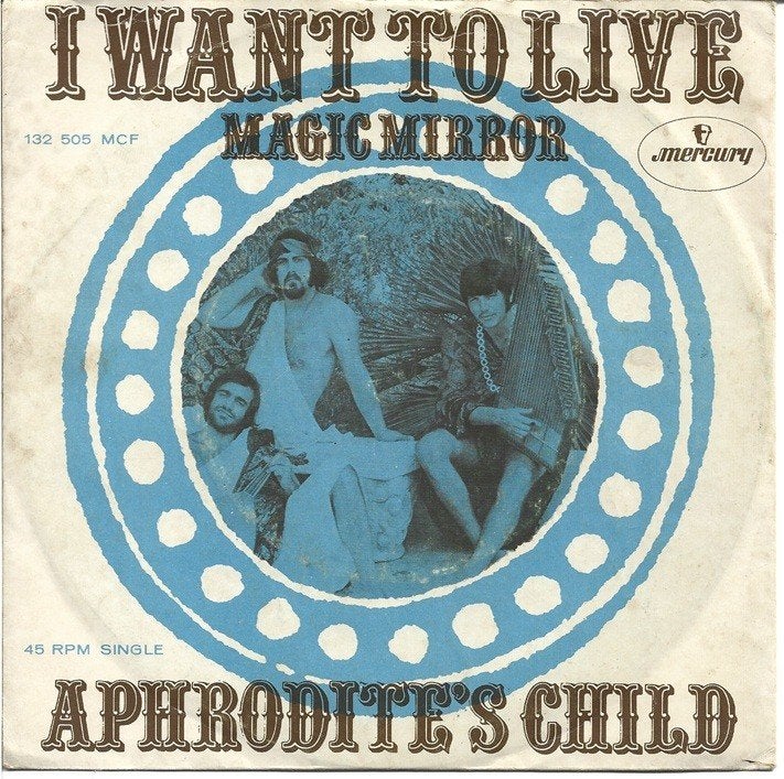 Aphrodite's Child - I Want To Live / Magic Mirror, Gebruikt, Verzenden, 7 inch, Pop