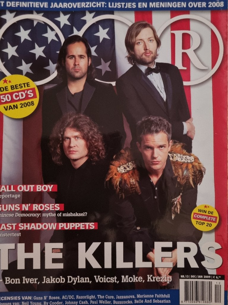 OOR 12-2009 The Killers Fall Out Boy Guns n' Roses Bon Iver, Ophalen of Verzenden, Zo goed als nieuw, Muziek, Film of Tv
