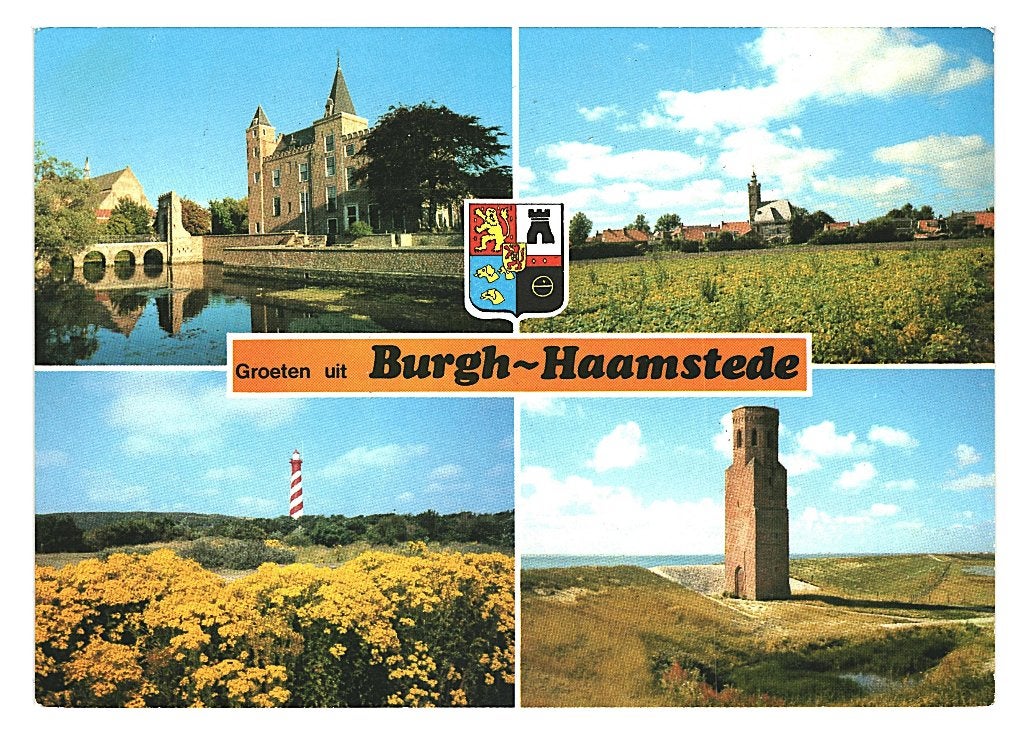 36979 Burgh Haamstede 282 Zeeland Gelopen met postzegel
