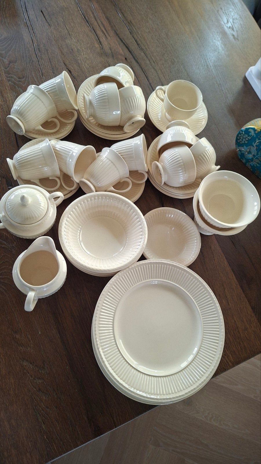 WedgWood Edme Plain, Ophalen of Verzenden, Porselein, Overige stijlen, Kop(pen) en/of Schotel(s)