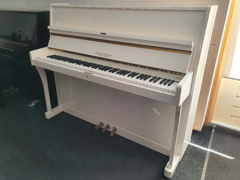 August Förster - 116 piano, Verzenden, Wit, Zo goed als nieuw, Piano