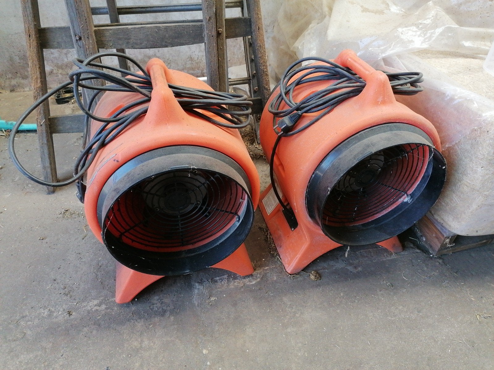 Schaefer VAF3000B-OSHUKO ventilator (2 stuks), Witgoed en Apparatuur, Ventilatoren, Ophalen of Verzenden, Gebruikt, Vloerventilator