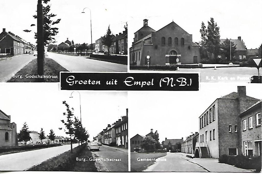 Empel- -4-luik., Verzenden, 1960 tot 1980, Ongelopen, Noord-Brabant