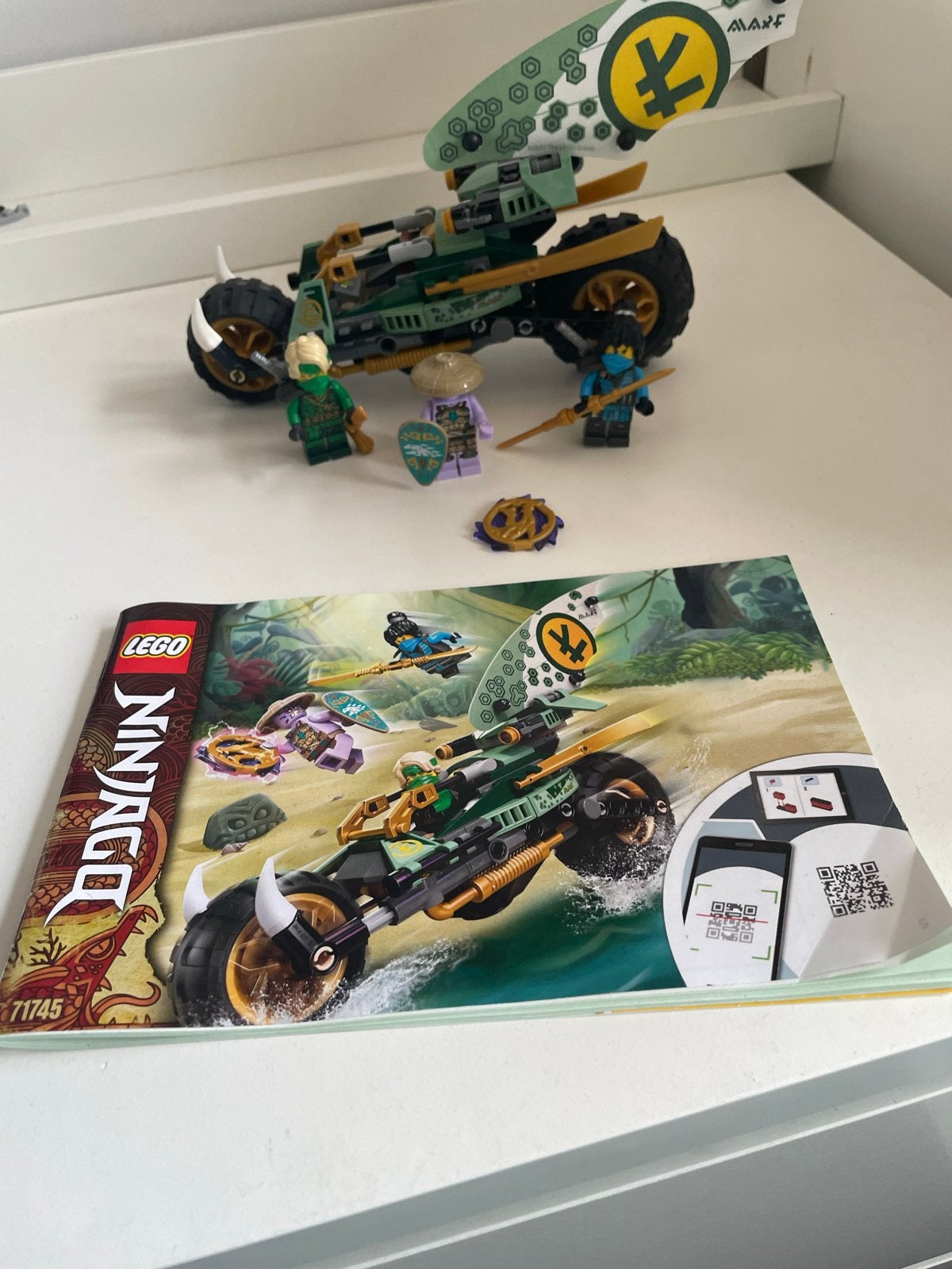 Lego Ninjago 71745 Lloyd's Jungle Chopper Bike (compleet), Ophalen of Verzenden, Zo goed als nieuw, Lego