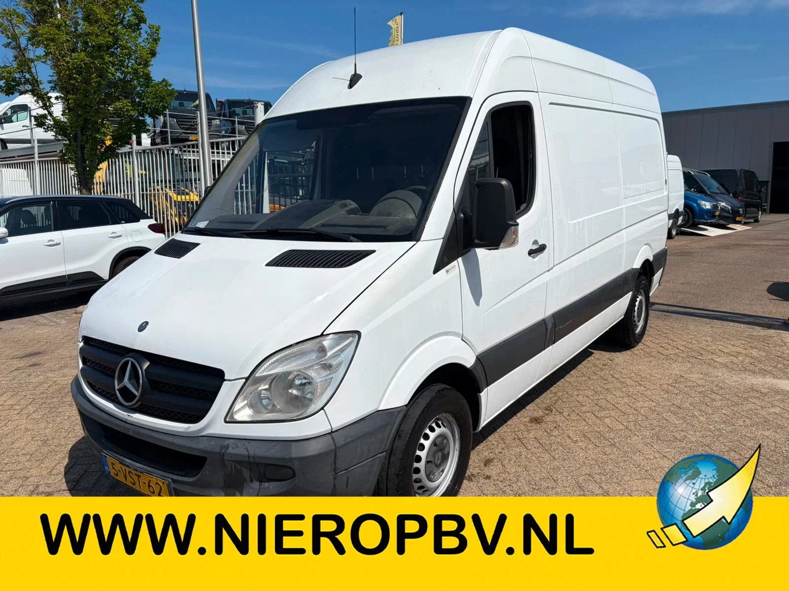 Mercedes-Benz Sprinter 313CDI L2H2 Airco Trekhaak 3 Zits, Euro 5, Achterwielaandrijving, Gebruikt, Wit