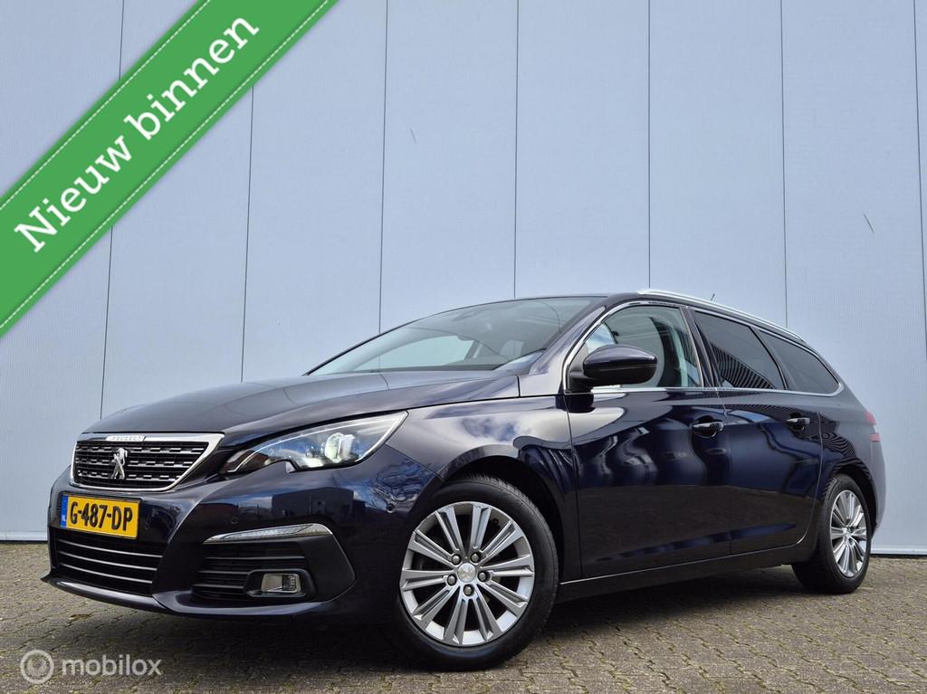 PEUGEOT 308 SW 1.2 PURETECH ALLURE AUTOMAAT/MASSAGE/FULL LED, Gebruikt, Euro 6, 1199 cc, Blauw