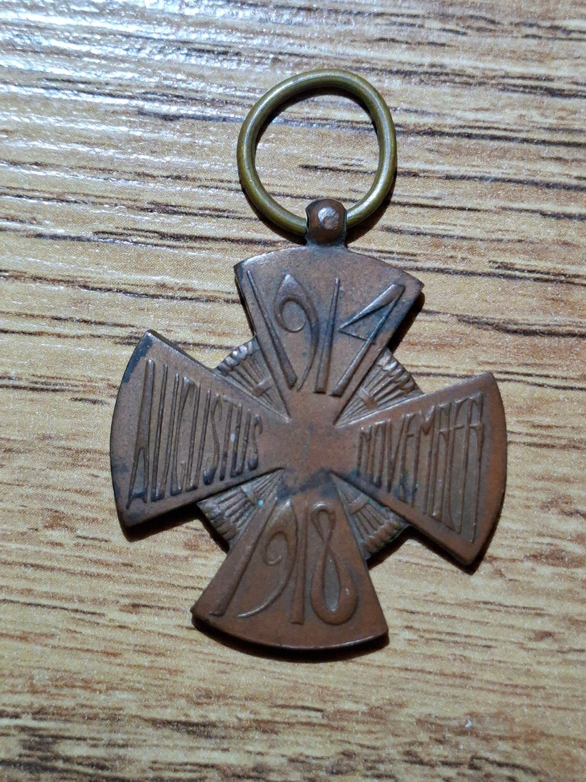 mobilisatie medaille 1914-1918 Nederland, Verzamelen, Ophalen of Verzenden, Landmacht, Nederland, Lintje, Medaille of Wings