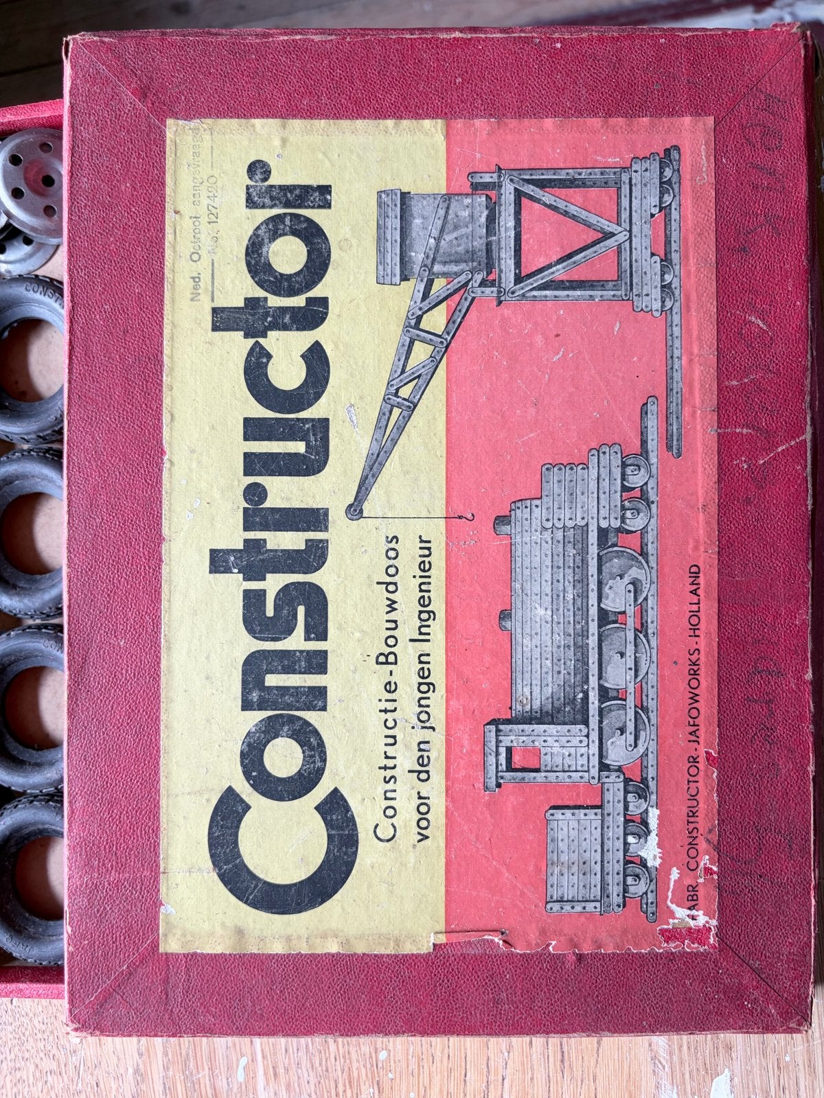 Vintage Constructor Bouwdozen - JAFOWORKS Holland, Ophalen of Verzenden, Gebruikt, Overige merken