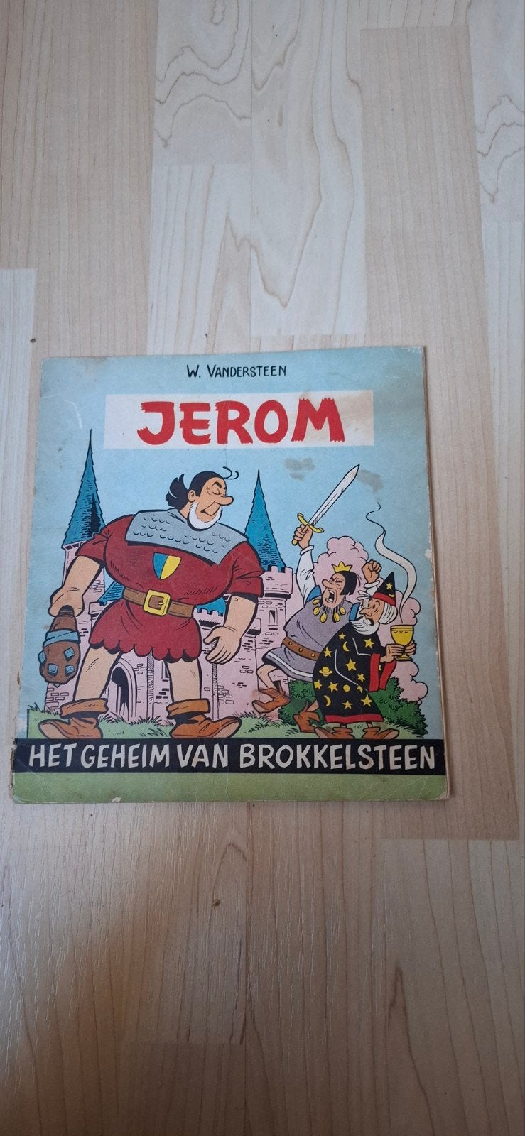 Jerom het geheim van Brokkelsteen, Gelezen, Willy Vandersteen, Eén stripboek, Ophalen of Verzenden
