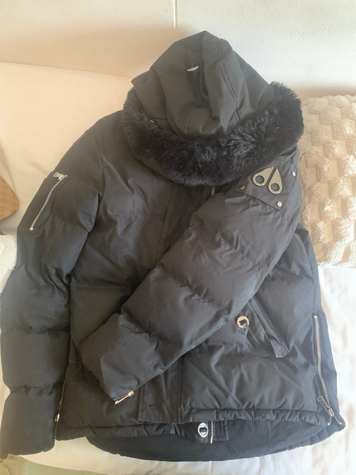 Moose knuc met andere label, Ophalen of Verzenden, Zo goed als nieuw, Maat 46/48 (XL) of groter, Zwart
